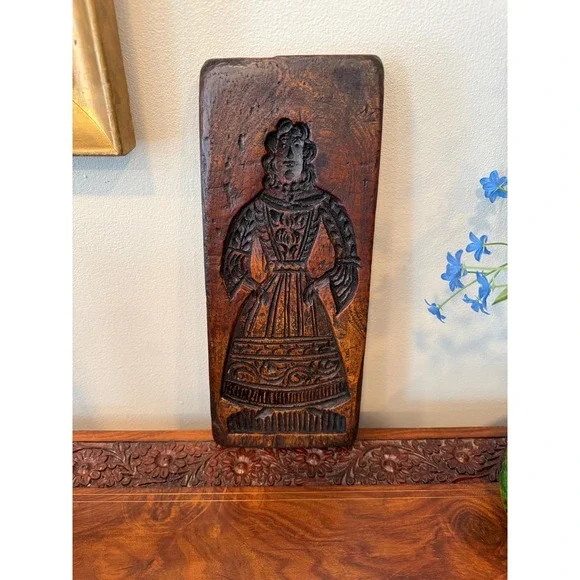 Vintage Butter Mold Style Wall Plaque 1971